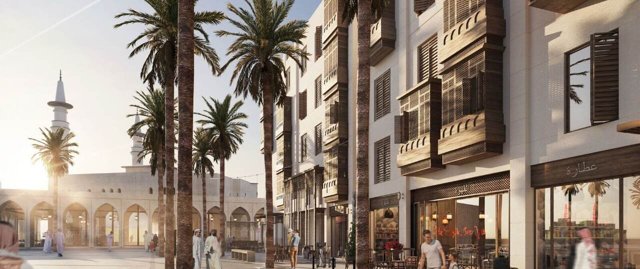 Rwaq Taiba street render
